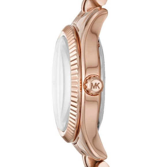 NWT MICHAEL KORS Lexington Petite Gold Dial MK3875 Watch main image 4